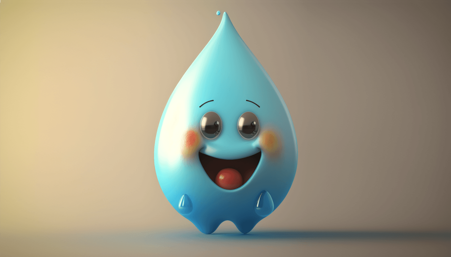 Drupal character smiling Illustration