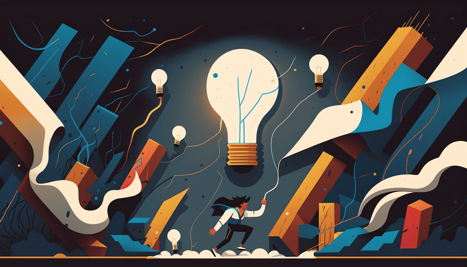 Startup without falling into traps Illustration